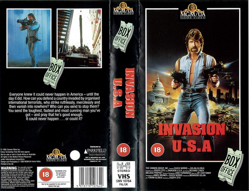 INVASION USA (VHS) UK