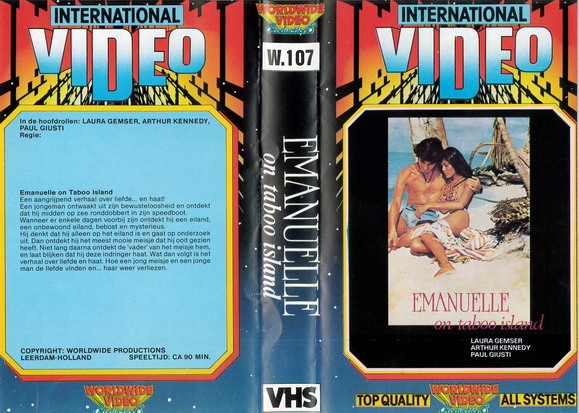 EMANUELLE ON TABUU ISLAND (VHS) HOL