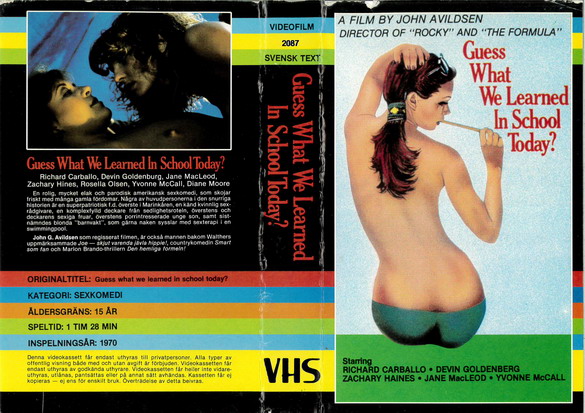 2087-Guess what we learned is school todag? (VHS)