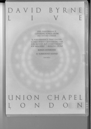 DAVID BYRNE LIVE AT UNION CHAPEL LONDON (BEG DVD)