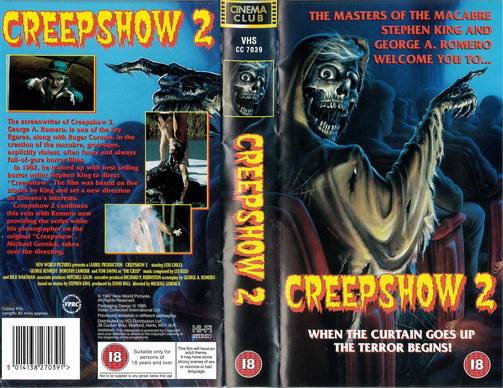 CREEPSHOW 2 (VHS) UK