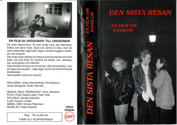 DEN SISTA RESAN (VHS)