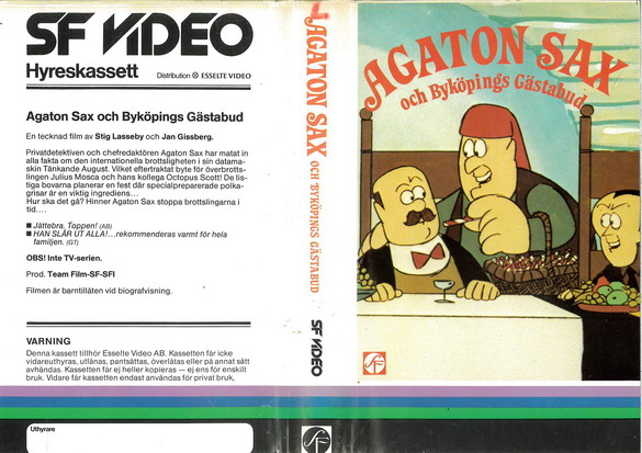 Agaton Sax Och Byköpings Gästabud (VHS)