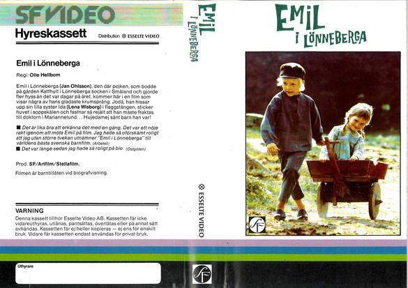 EMIL I LÖNNEBERGA (VHS)