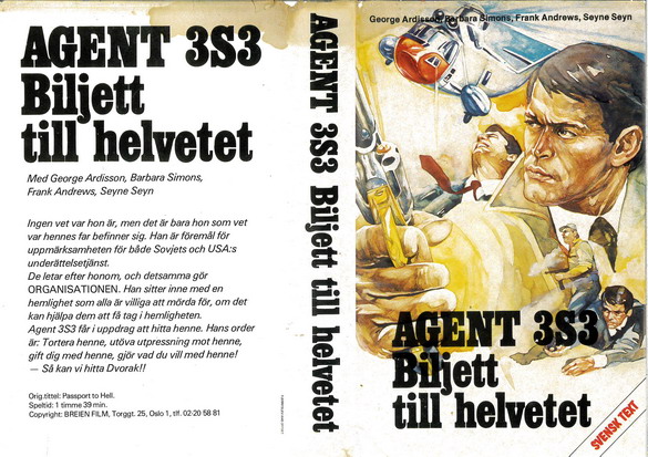Agent 3S3 Biljett till Helvetet (VHS)