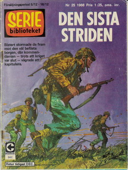 SERIEBIBLIOTEKET 1968:25 - DEN SISTA STRIDEN