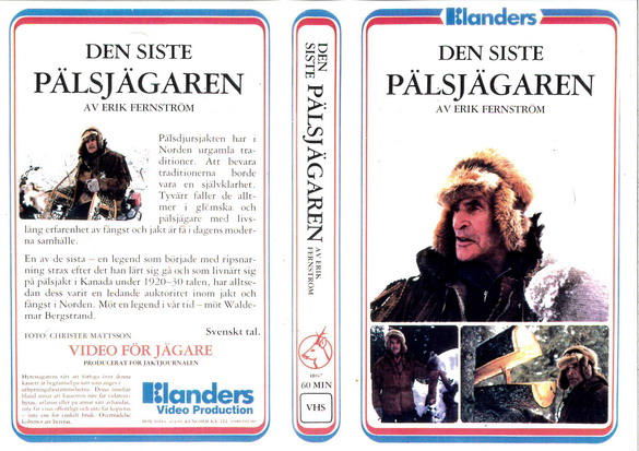 DEN SISTE PÄLSJÄGAREN (VHS)