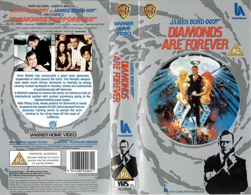 DIAMONDS ARE FOREVER (VHS) (UK-IMPORT)