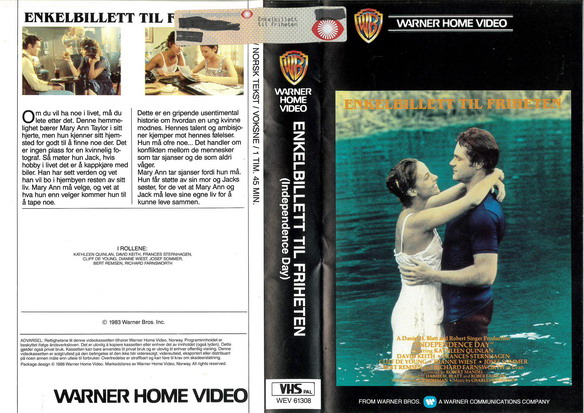 ENKELBILLETT TILL FRIHETEN (VHS)NORGE