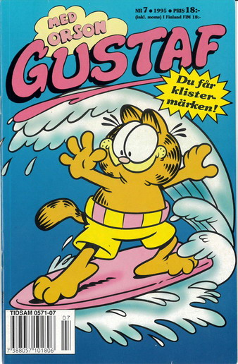 GUSTAF 1995: 7 (KLISTERMÄRKEN SAKNAS)
