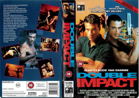 DOUBLE IMPACT(VHS) UK
