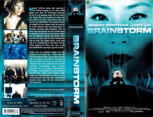 BRAINSTORM (VHS) NY