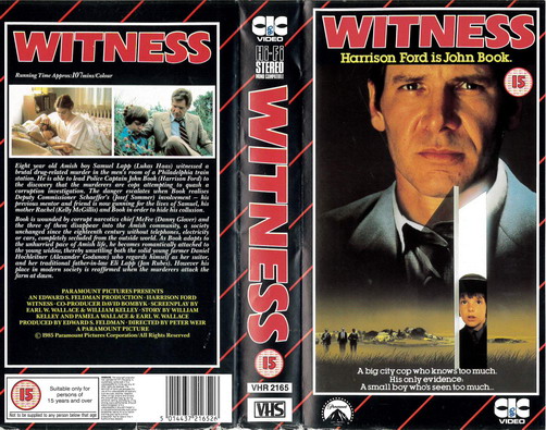 WITNESS (VHS) UK