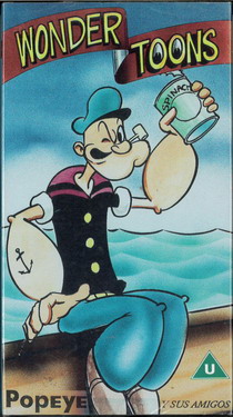 POPEYE - WONDER TOONS (VHS) NY