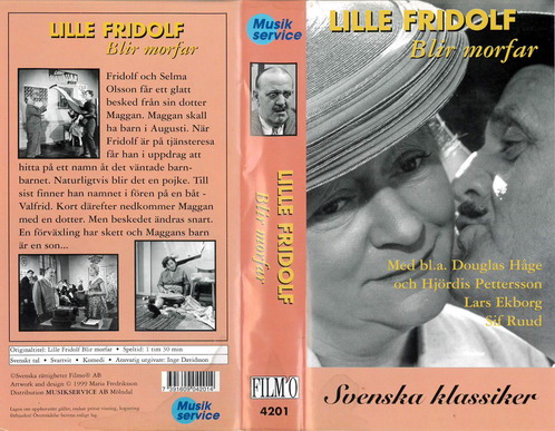 LILLE FRIDOLF BLIR MORFAR (VHS)