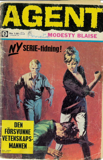 AGENT MODESTY BLAISE 1967:2 SLITEN