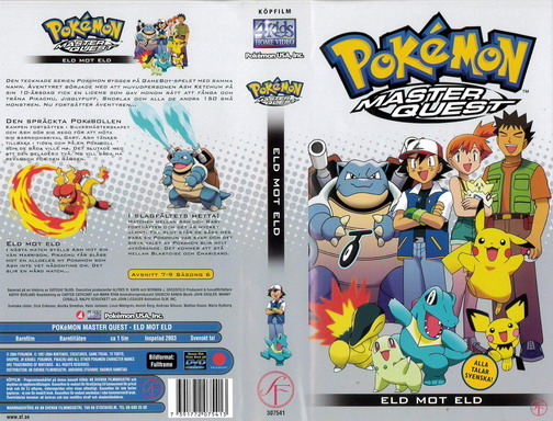 POKEMON MASTER QUEST - ELD MOT ELD(VHS)