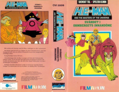 HE-MAN: SVÄRDET I ORMBERGETS INNANDÖME (VHS)