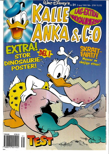 KALLE ANKA & CO 1993:31 (BILAGA)