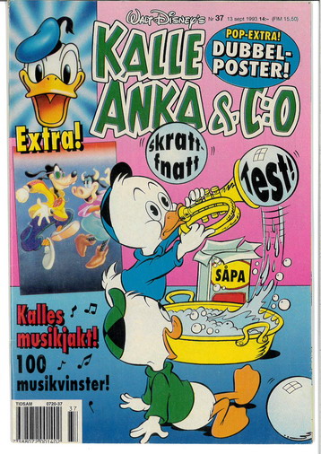 KALLE ANKA & CO 1993:37 (BILAGA)