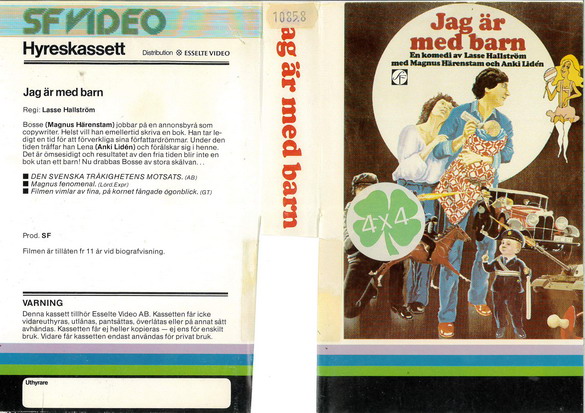 JAG ÄR MED BARN (VHS) SLITEN