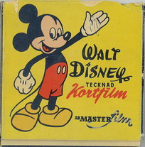 WALT DISNEY - TECKNAD KORTFILM (MUSSE) (BEG SUPER 8)