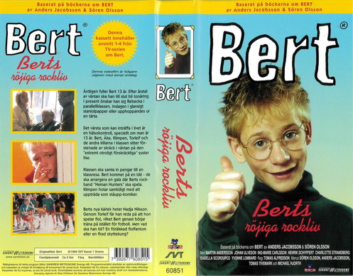 BERTS RÖJIGA ROCKLIV (VHS)