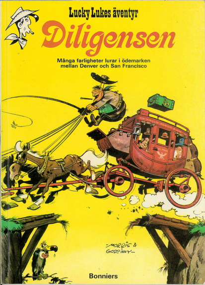 LUCKY LUKE 1 DILIGENSEN 1UPPLAGA