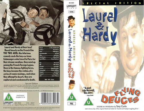FLYING DEUCES  (VHS) (UK-IMPORT)