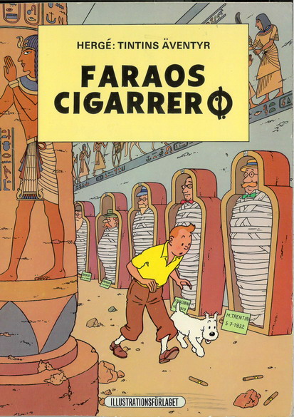 TINTINS ÄVENTYR  5 FARAOS CIGARRER (2UPP)