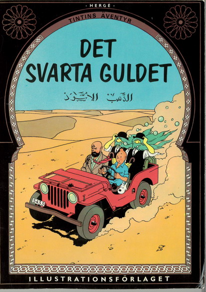 TINTINS ÄVENTYR  6 DET SVARTA GULDET(1UPP)