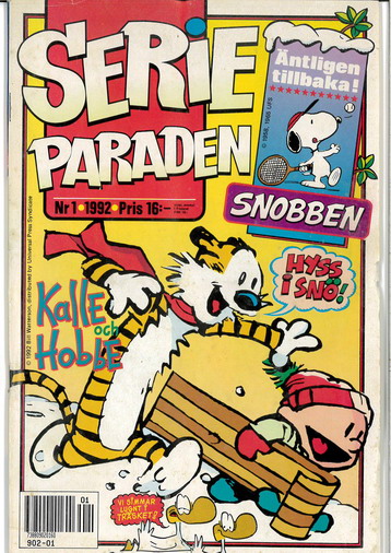 SERIEPARADEN 1992: 1