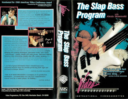 SLAP BASS PROGRAM (BEG VHS)