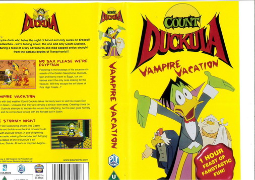 COUNT DUCKULA - VAMPIRE VACATION(VHS) UK