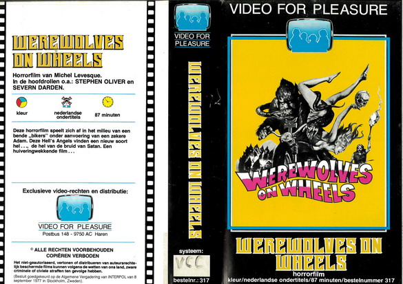 WEREWOLVES ON WHEELS (VIDEO 2000) HOL