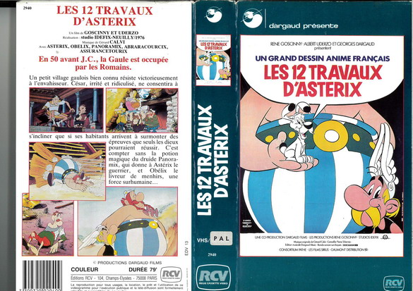 ASTERIX - LES 12.....(VHS) FR