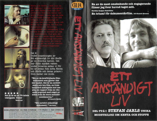 ETT ANSTÄNDIGT LIV (VHS)