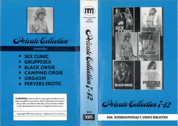 802 PRIVATE COLLECTION 7-12 (VHS)