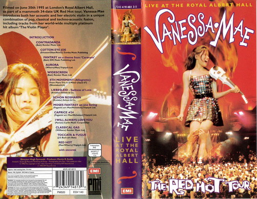 VANESSA MAE - LIVE AT THE ROYAL ALBERT HALL (BEG VHS)