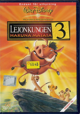 Lejonkungen 3 (BEG hyr DVD)