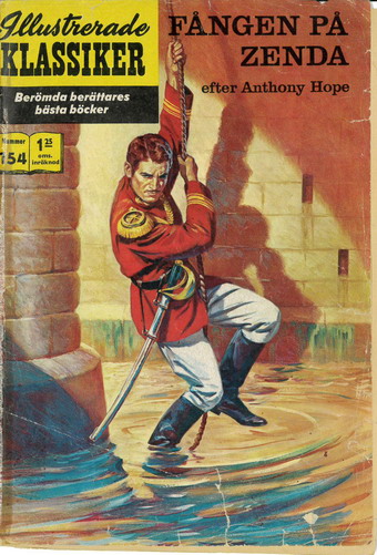 ILLUSTRERADE KLASSIKER NR: 154 - FÅNGEN PÅ ZENDA (1,25) SLITEN