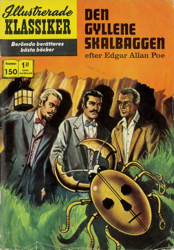 ILLUSTRERADE KLASSIKER NR: 150 - DEN GYLLENE SKALBAGGEN