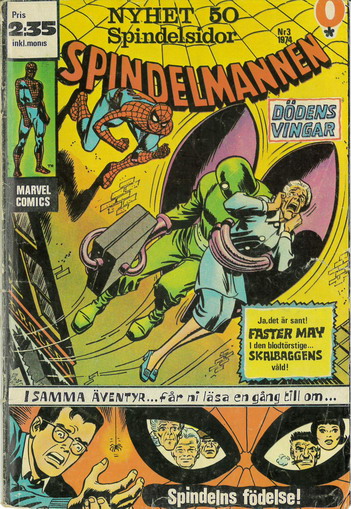 SPINDELMANNEN 1974:3 VG