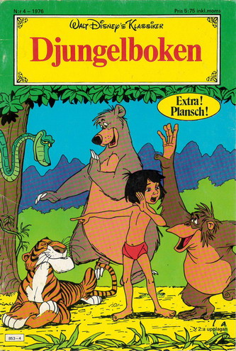 WALT DISNEY'S KLASSIKER 1976:4 DJUNGELBOKEN