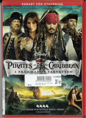 PIRATES OF THE CARIBBEAN - I FRÄMMANDE FARVATTEN (BEG HYR DVD)