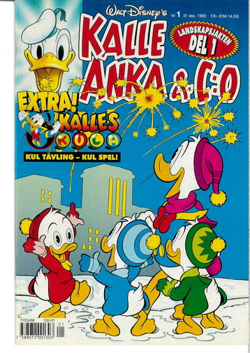 KALLE ANKA & CO 1993:1 (BILAGA)