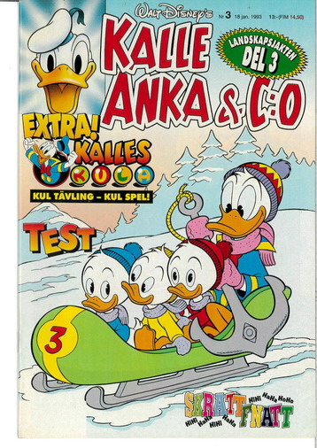 KALLE ANKA & CO 1993:3 (BILAGA)