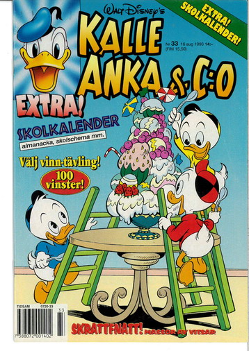 KALLE ANKA & CO 1993:33 (BILAGA)