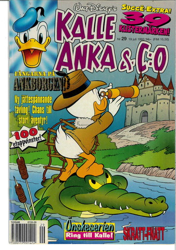 KALLE ANKA & CO 1993:29 (BILAGA)