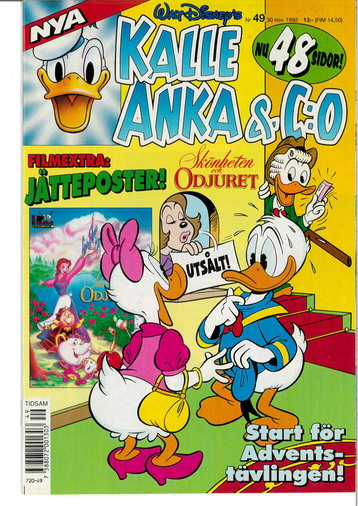 KALLE ANKA & CO 1992:49 (BILAGA)